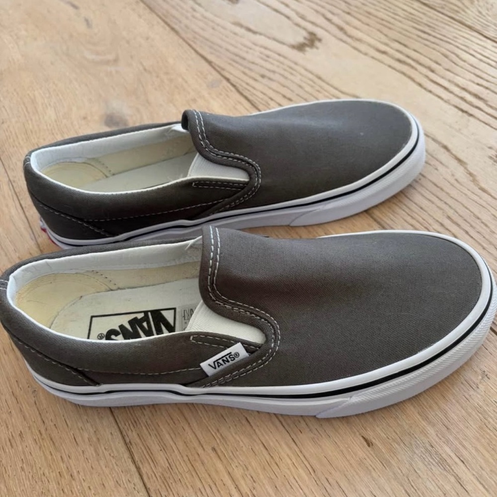 Vans Charcoal Slip-On Shoes